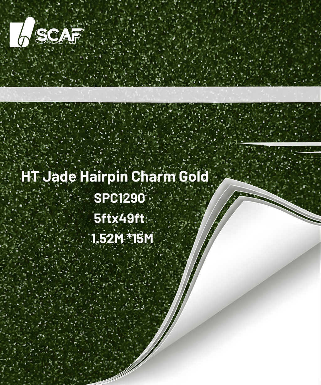 HT Jade Hairpin Charm Gold SPC1290