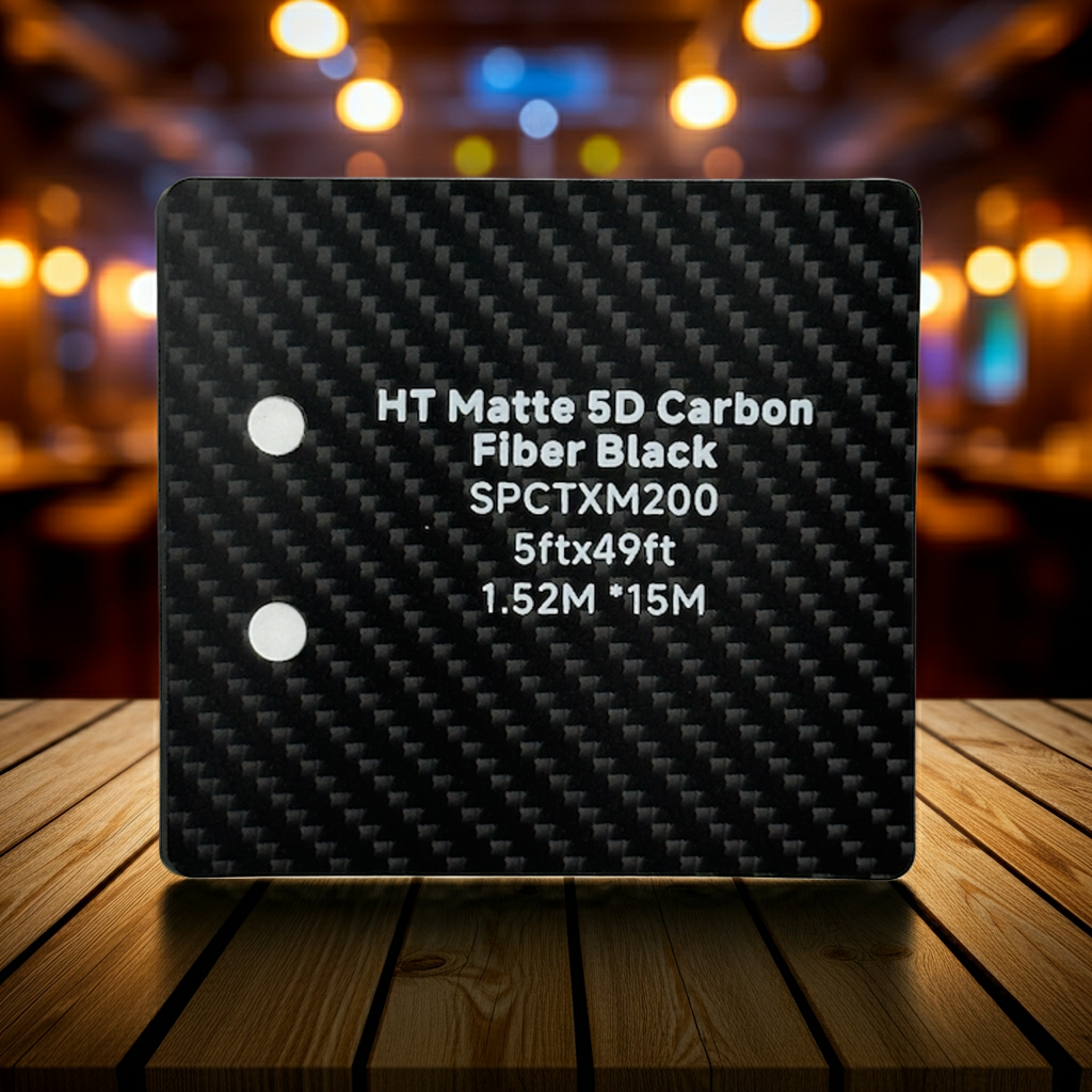 HT Matte 5D Carbon Fiber Black SPCTXM200